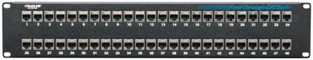 Alt view image 2 of 7 - PTCH PNL CAT5E FD-THR 2U SHIELDED 48PT