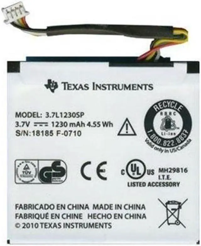 Alt view image 2 of 3 - TI Rechargeable Battery