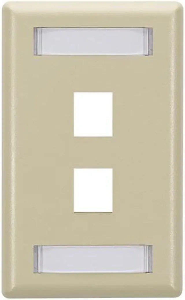 Main image of Black Box GigaStation2 2 Socket Network Faceplate