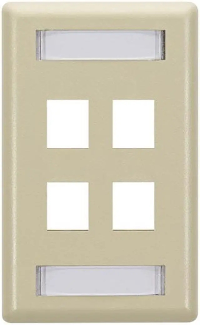 Main image of Black Box GigaStation2 4 Socket Network Faceplate