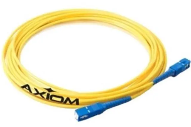Alt view image 2 of 4 - Axiom LCLCSS9Y-5M-AX Patch Cable - Lc Single-Mode (M) To Lc Single-Mode (M) - 16.4 Ft - Fiber Optic - 9 / 125 Micron - Os2