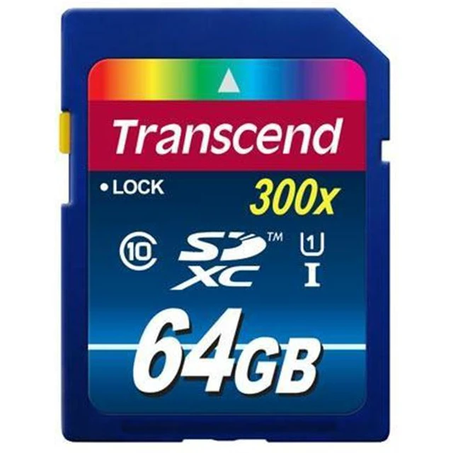 Alt view image 12 of 13 - Transcend Premium 64GB Secure Digital Extended Capacity (SDXC) Flash Card