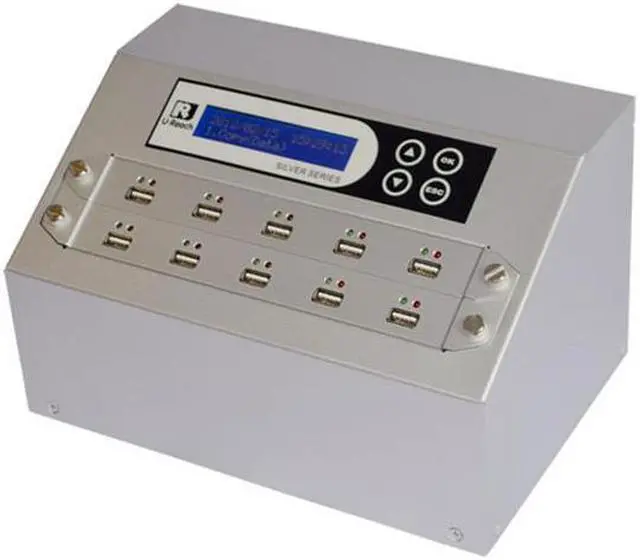 Alt view image 3 of 3 - Intelligent 9 Series (UB910S) - Silver Standard 1 - 9 Target USB Flash Memory/ Pen Drive /External USB Hard Drive Duplicator