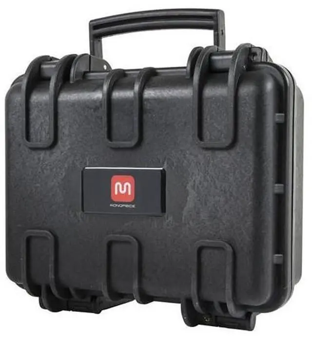 Alt view image 6 of 14 - Monoprice Weatherproof Hard Case - 12in x 10in x 6in With Customizable Foam, Fits HUBSAN Quadcopter Drones