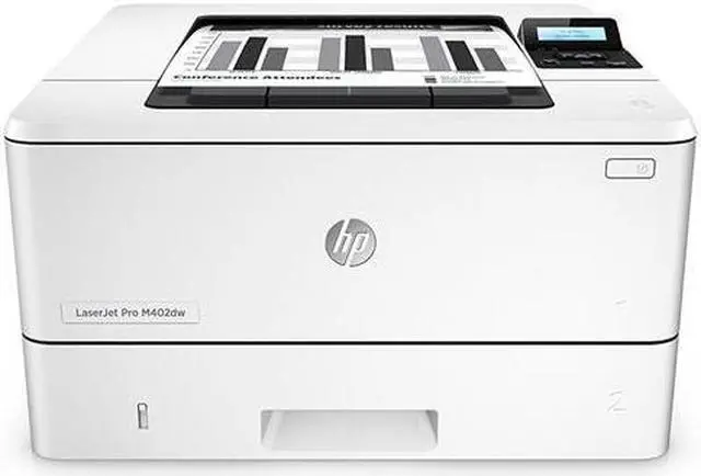 Alt view image 3 of 10 - HP LaserJet Pro 400 M402DW Laser Printer - Plain Paper Print - Desktop