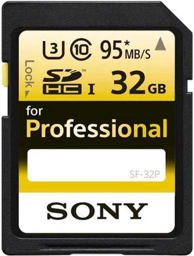 Alt view image 3 of 12 - Sony 32GB Professional Class 10 UHS-I U3 SDHC Memory Card #SF-32P/T1