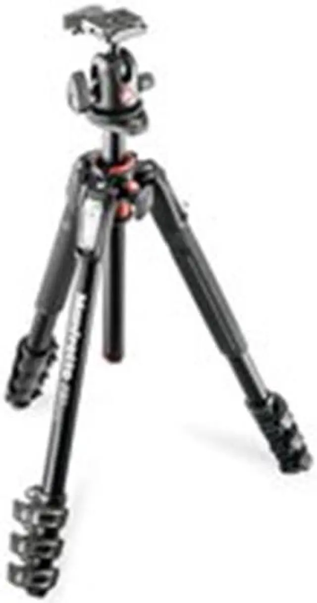 Alt view image 6 of 20 - Manfrotto 190XPRO 190 4-Section Aluminum Tripod with Horizontal Column