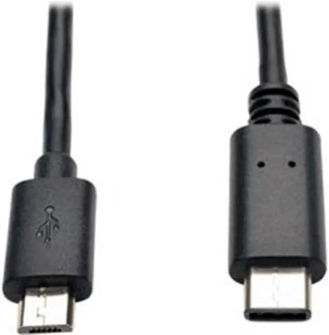 Main image of TRIPP LITE U040-006-MICRO USB 2.0 HI-SPEED CABLE MICRO-B MALE TO USB-C MALE 6FT