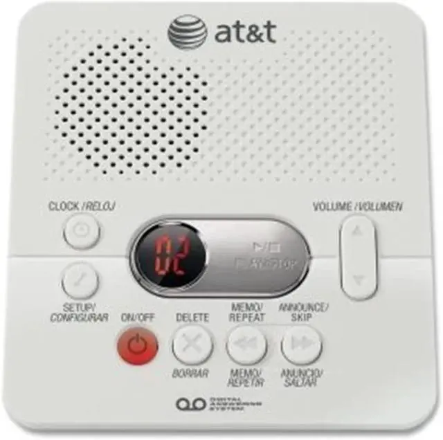 Alt view image 10 of 18 - ATT ATT1740 DIGITAL ANSWERING SYSTEM W/ 60 MIN