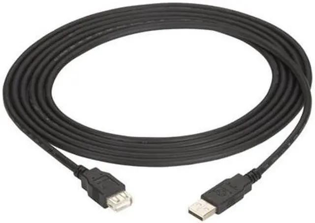 Main image of BLACK BOX USB05E-0010 USB 2.0 EXTENSION CABLE - TYPE A MALE TO TYPE A FEMALE, BLACK, 10-FT. (3.0-M)