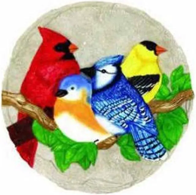 Alt view image 3 of 7 - SPOONTIQUES 13314 SPOONTIQUE BIRDS STEPPING STONE