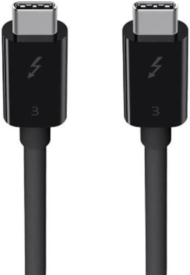 Main image of Belkin Components F2CD084BT0.5MBK 0.5M 40Gbits Black Thunderbolt Cable