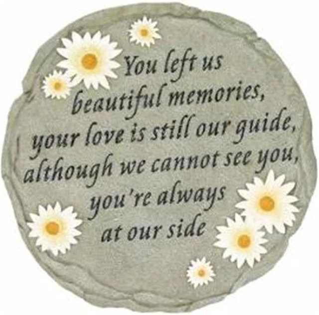 Alt view image 2 of 6 - SPOONTIQUES 13003 BEAUTIFUL MEMORIES STEPPING STONE