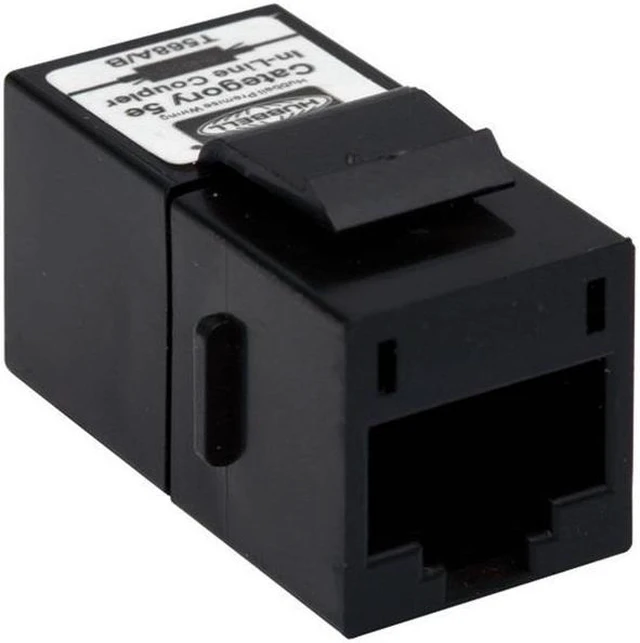 Main image of Hubbell SFC5EB AV Connector, Inline Keystone Coupler, Category 5E, Blue