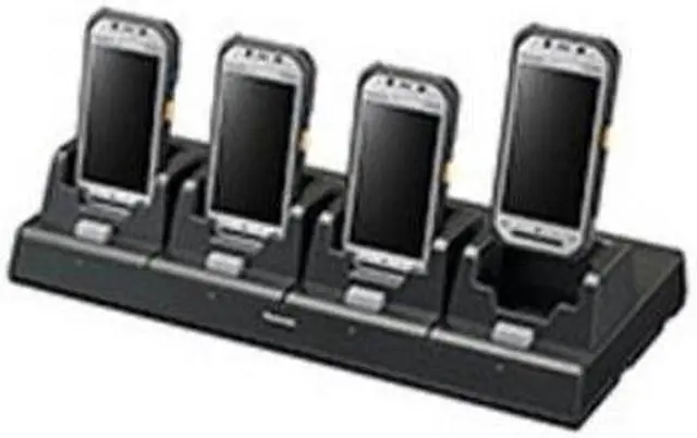 Alt view image 3 of 3 - Panasonic FZ-VEBN121M Us, Accessory, 4 Bay Desktop Cradle With 110W Power Supply And Ac Cord, Fz-N1, Fz-F1