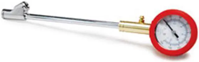 Main image of TruckSpec Straight-On Dual Foot Tire Gauge with Easy-to-Read Dial Air Chucks & Tire Gauges