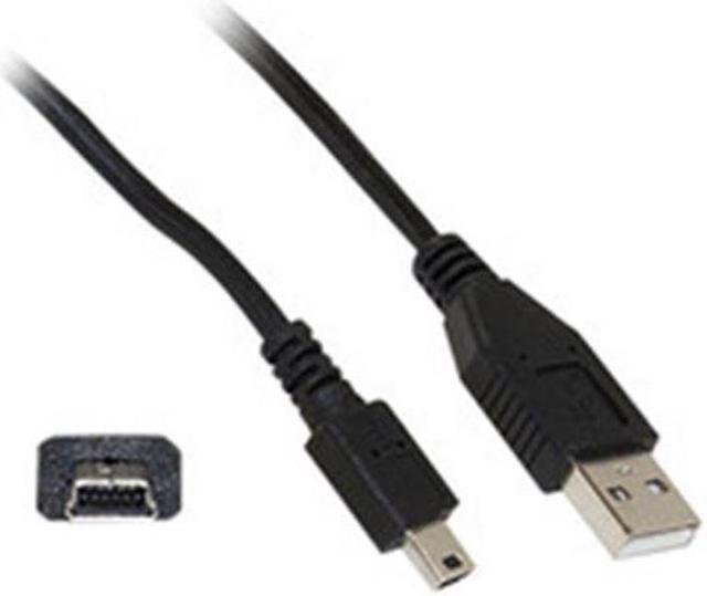 Alt view image 2 of 4 - Cable Wholesale USB Type A Male / Mini-B Male Cable 5 Pin 10 ft - Black