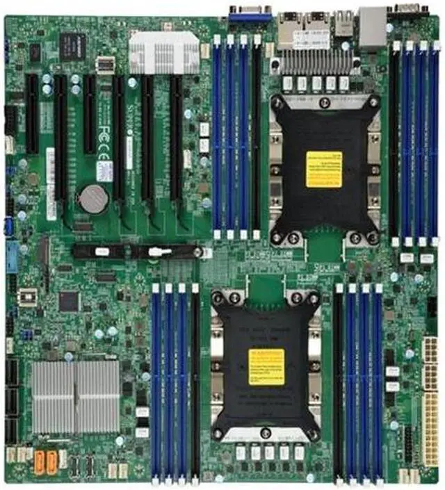 Alt view image 2 of 4 - Supermicro MotherBoard MBD-X11DPI-N-B Xeon Dual Socket LGA 3647 C621 Max.2TB PCI Express E-ATX (MBD-X11DPI-N-B) Bulk packaging - - OEM