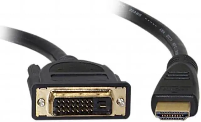 Alt view image 4 of 4 - Cable Wholesale HDMI to DVI Cable, HDMI Male to DVI Male, CL2 rated, 3 foot