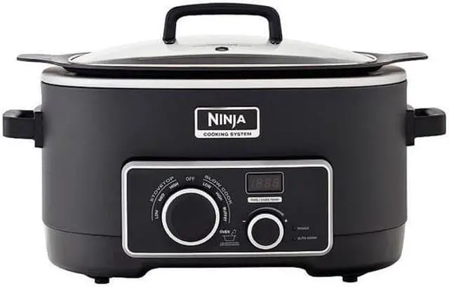 Alt view image 7 of 12 - Ninja MC751 3-in-1 Cooking System with Triple Fusion Heat Technology