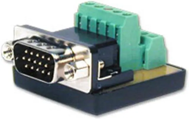 Alt view image 3 of 5 - Comprehensive HD15 Pin Male to Terminal Block #HD15P-TB