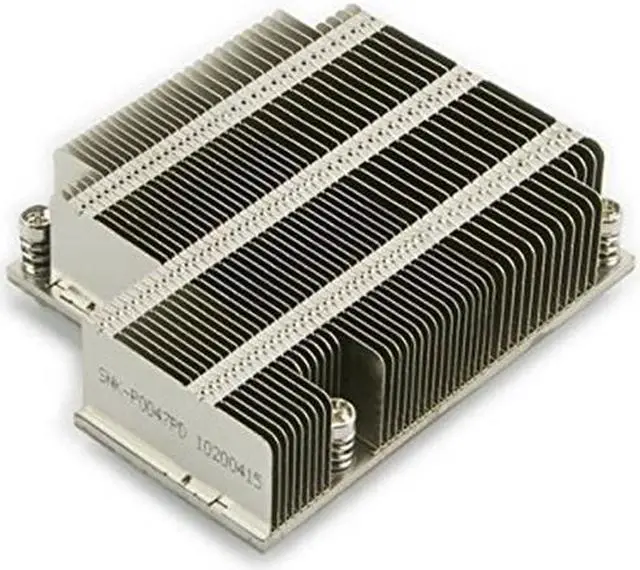 Alt view image 2 of 5 - Supermicro SNK-P0047PD 1U Passive CPU Heatsink for X9DRL Motherboard