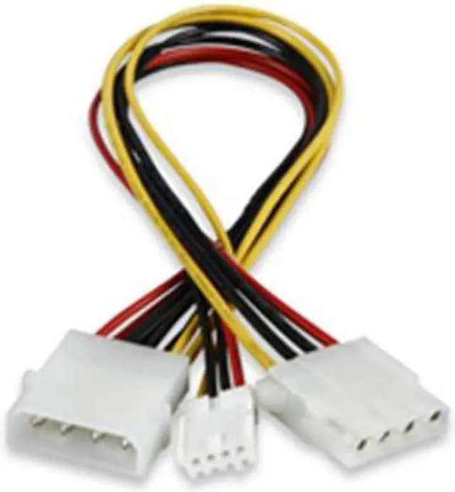 Alt view image 3 of 4 - Molex to 1 Molex and 1 Floppy Y-cable