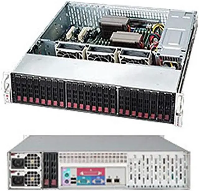 Alt view image 5 of 9 - SuperMicro SuperChassis 216BE1C-R920LPB, 2U chassis support for max. motherboard size - 13" x 13.68", E-ATX and ATX