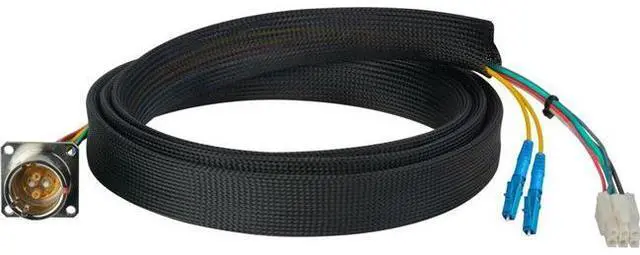 Main image of Camplex HF-FCS06A-MR-LC Hybrid Fiber Optic Receptacle Cable SMPTE & ARIB with LC - Male 6 ft.