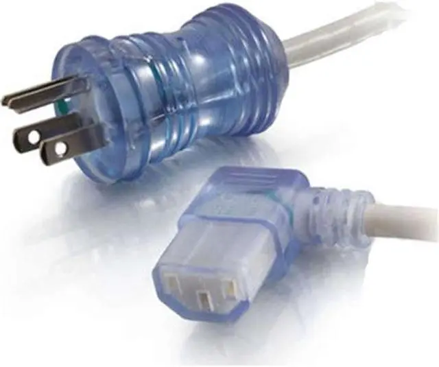 Alt view image 3 of 9 - C2G Power Cord - Power Nema 5-15-P - Male - Power Iec 320 En 60320 C13 - Female - 15