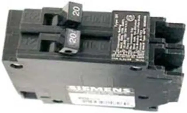 Alt view image 2 of 5 - Plug In Circuit Breaker, Q, Number of Poles 2, 20/20 Amps, 120/240VAC, Duplex