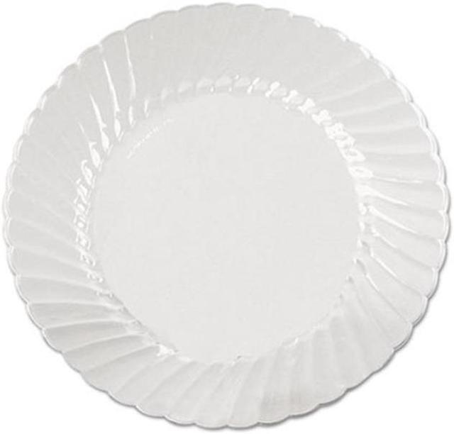 Alt view image 2 of 8 - WNA - WNA CW9180 - Classicware Plates, Plastic, 9 in, Clear, 18/Bag, 10 Bag/Carton