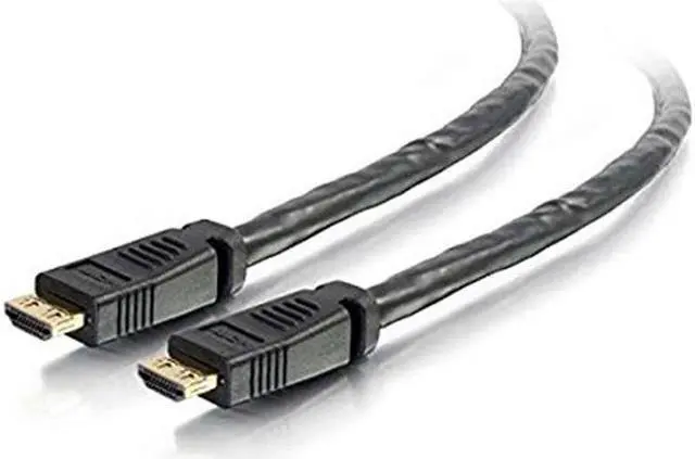 Alt view image 3 of 10 - C2G 42529 4K UHD High Speed HDMI Cable (60Hz) with Gripping Connectors, CL2P-Plenum Rated, TAA Compliant, Black (25 Feet, 7.62 Meters)