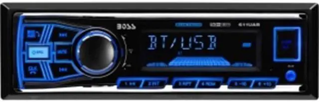 Alt view image 4 of 4 - Boss Audio 611UAB Single-DIN In-Dash Mechless AM-FM Receiver With Bluetooth