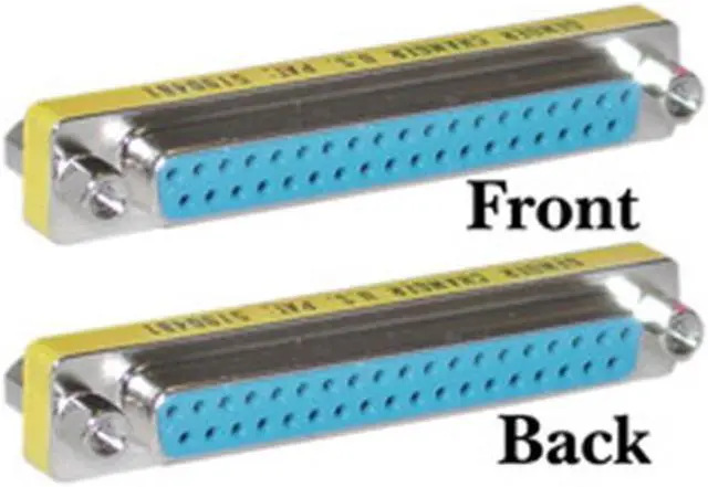 Alt view image 3 of 3 - Cable Wholesale DB37 Female / DB37 Female, Serial Mini Gender Changer