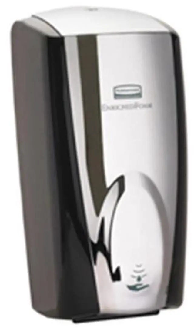 Alt view image 2 of 5 - Autofoam Soap Dispenser, 1100 mL, Black/Chrome