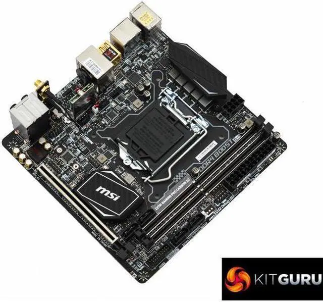 Alt view image 4 of 4 - MSI MSI Gaming Z270I GAMING PRO CARBON AC LGA 1151 Intel Z270 HDMI USB 3.1 Mini ITX Intel Motherboard