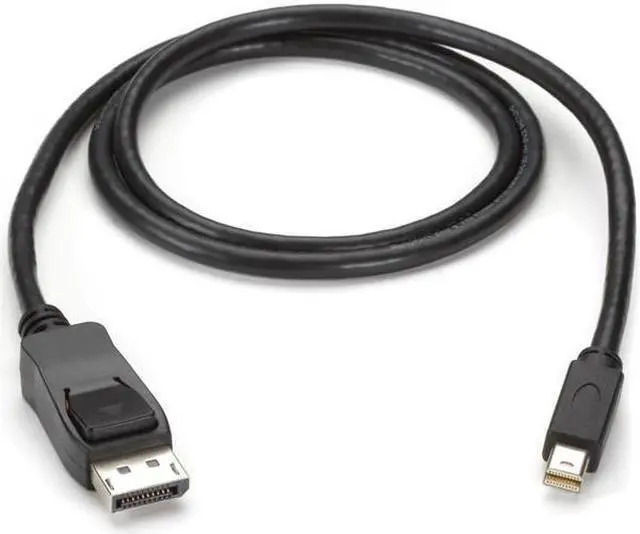Main image of Black Box ENVMDPDP-0006-MM 6 Foot Mini-DisplayPort to DisplayPort Cable, Male/Male, 6-ft. (1.8-m), Black