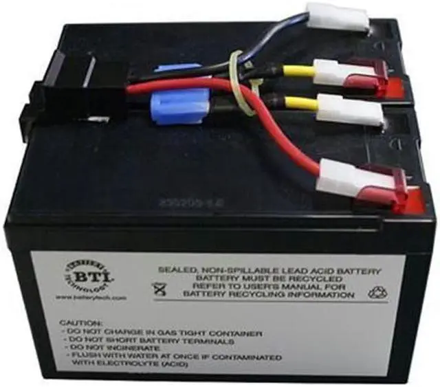 Alt view image 6 of 10 - Bti Replacement Battery Rbc48 For Apc - Ups Battery - Lead Acid