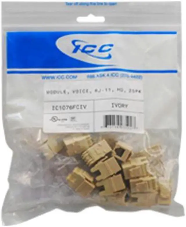 Alt view image 2 of 5 - MODULE, VOICE, RJ-11, HD, 25PK, IV