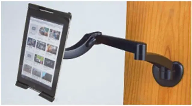Alt view image 7 of 9 - Mobotron Universal iPad / Tablet / Smartphone Wall-Mount Holder - MH-209 Black