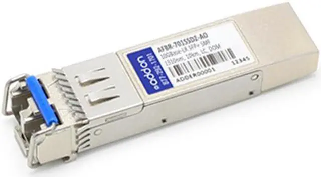 Main image of AddOn Avago AFBR-701SSDZ Compatible 10GBase-LR SFP+ Transceiver (SMF, 1310nm, 10km, LC, DOM)
