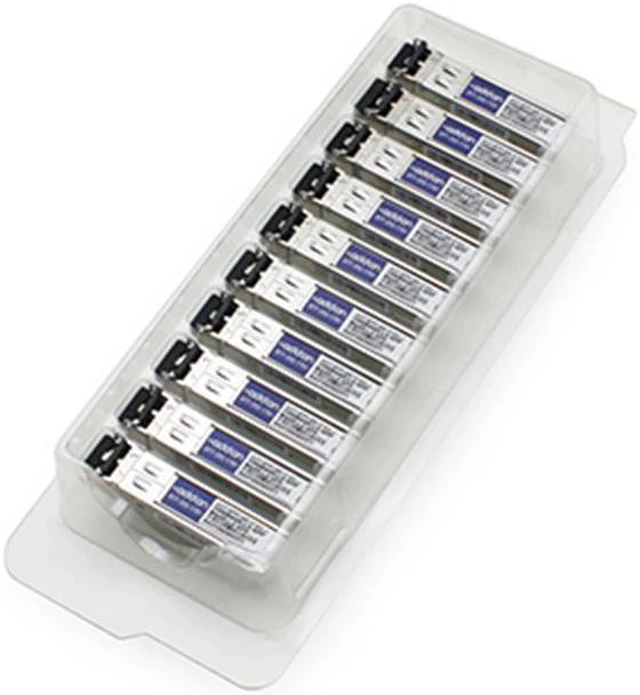 Main image of AddOn 10-Pack of Extreme Networks 10071H Compatible TAA Compliant 1000Base-SX SFP Transceiver (MMF, 850nm, 550m, LC