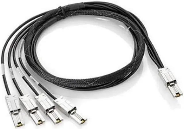Alt view image 4 of 10 - HP Model AN975A  6.56 ft. Mini SAS Cable