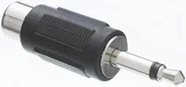 Alt view image 3 of 3 - Stereo to Stereo adapter, 2.5mm Stereo Female / 3.5mm Stereo Male