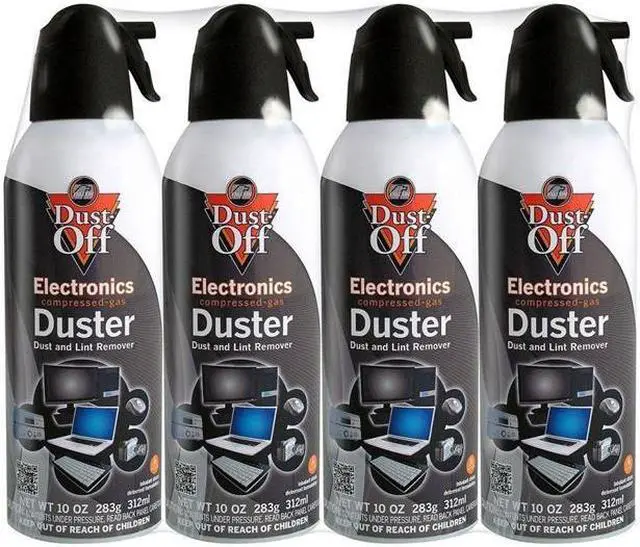 Alt view image 3 of 9 - Dust-Off DPSXL4A 10oz Electronics Dusters, 4 pk