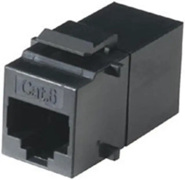 Main image of STRAIGHT-PIN COUPLER CAT6 UNSHIELDED BK