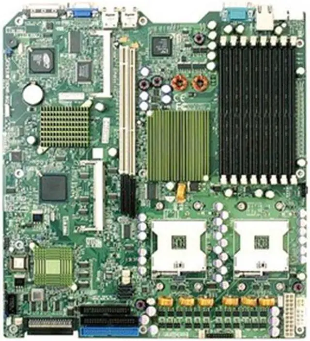 Alt view image 2 of 7 - Supermicro MBD-X6DHR-8GS-B Supermicro X6DHR-8GS Server Motherboard - Intel Chipset - Socket PGA-604-Extended ATX - 2 x Processor Support - 16 GB DDR2 SDRAM Maximum RAM - 400 MHz) Memory - Bulk Pack - OEM