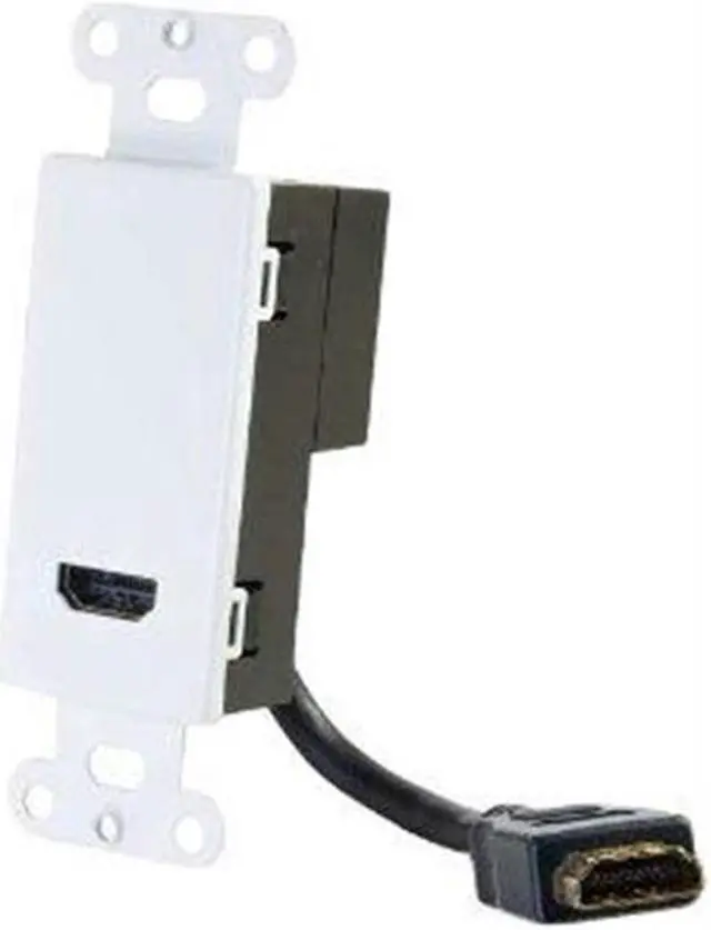 Alt view image 8 of 13 - C2G HDMI Pass Through Wall Plate - White