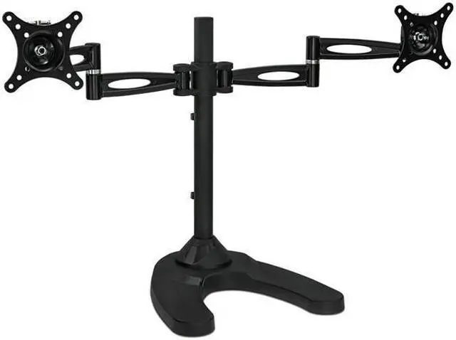 Alt view image 2 of 7 - Mount-It! Dual Monitor Stand | 27" Max Screen Size| VESA 75 100